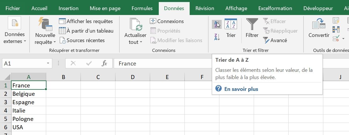 Excel formation - Comment créer une liste déroulante sans VBA sur Excel - 21