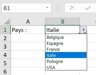 Excel formation - Comment créer une liste déroulante sans VBA sur Excel - 22