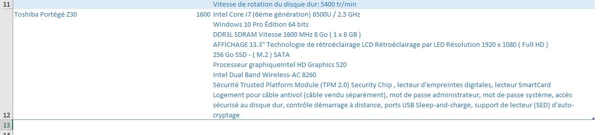 Excel formation - Autofit sur une plage de cellules - 07