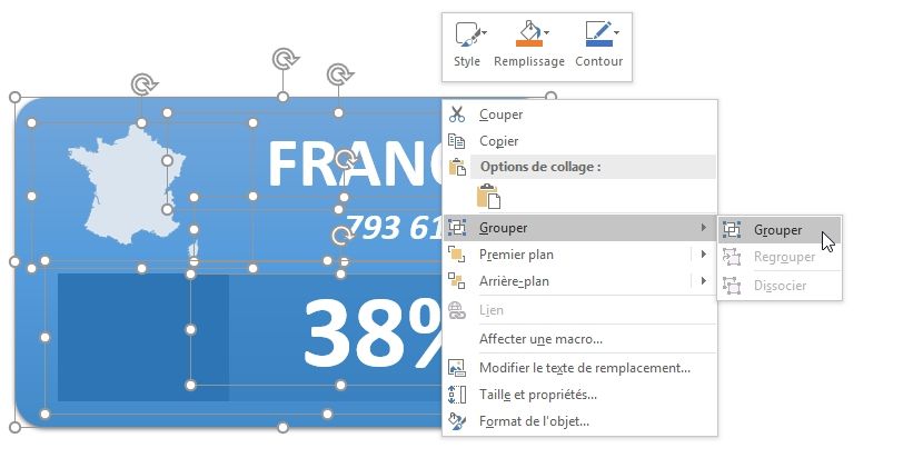 Excel formation - Créer un indicateur barre de progession Excel - 29