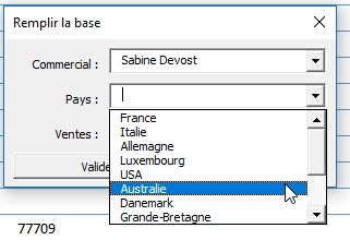 Excel formation - Formulaire pour remplir une base - 11