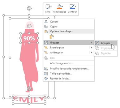 Excel formation - Indicateur graphique silhouette homme femme - 28