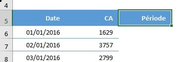 Excel formation - Regrouper les dates par périodes - 12