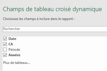 Excel formation - Regrouper les dates par périodes - 19