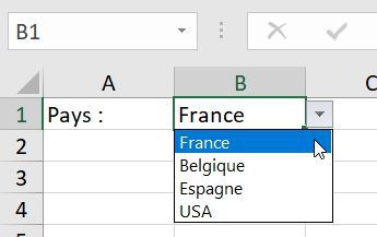 Excel formation - Validation de données en formule - 03