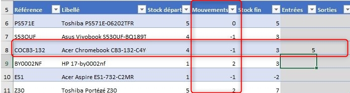 Excel formation - Comment créer un formulaire de saisie intégré - 12