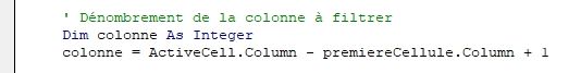 Excel formation - Filtrer données en VBA - 08