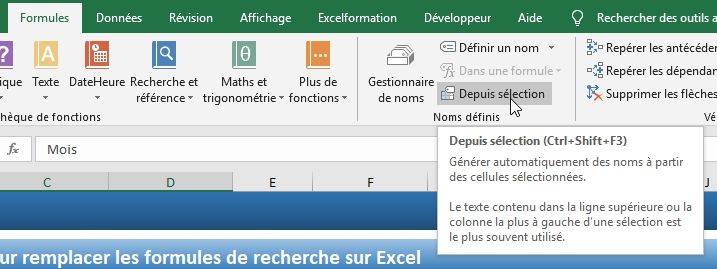 Excel formation - L'opérateur d'INTERSECTION - 06