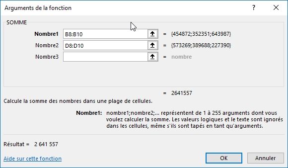 Excel formation - La formule SOMME - 09