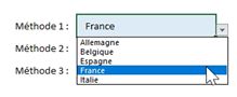 Excel formation - Les 3 types de menus déroulants d'Excel - 10