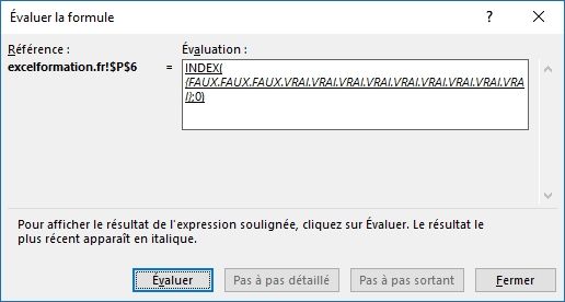 Excel formation - Première cellule non nulle - 05