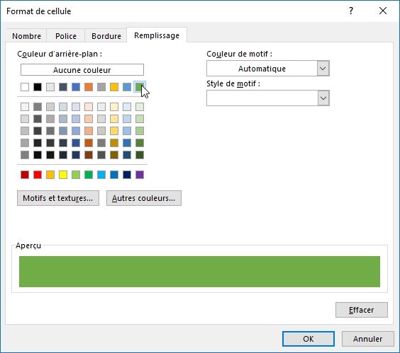 Excel formation - Cellules identiques - 15