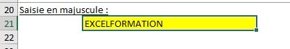 Excel formation - Cellules identiques - 22