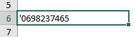 Excel formation - Comment ajouter des zéros devant un nombre - 05