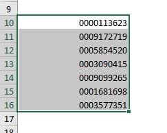 Excel formation - Comment ajouter des zéros devant un nombre - 18