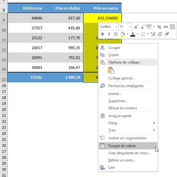 Excel formation - Comment arrondir un nombre sur Excel - 05