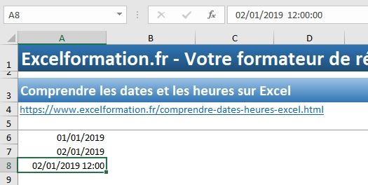 Excel formation - Comprendre les dates sur Excel - 08