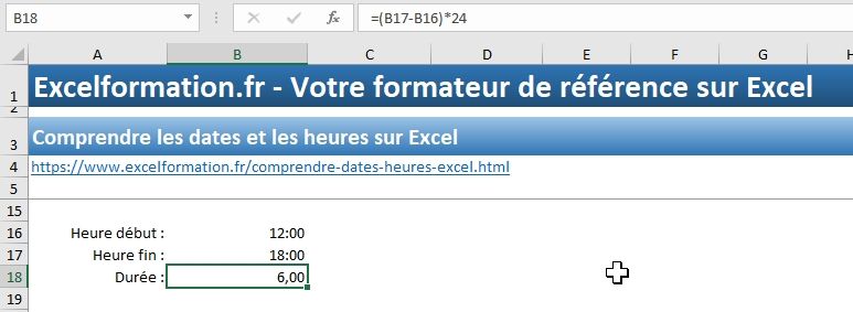 Excel formation - Comprendre les dates sur Excel - 19