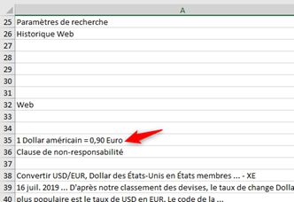 Excel formation - 025 Extraire des données depuis site internet - 02