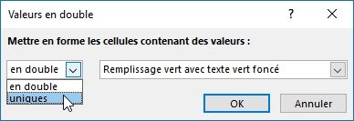 Excel formation - Identifier les doublons - 06