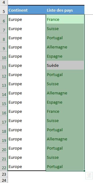 Excel formation - Identifier les doublons - 07