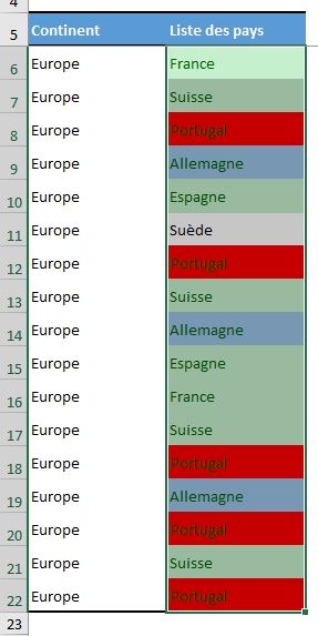 Excel formation - Identifier les doublons - 14