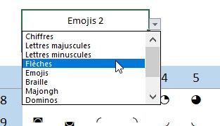 Excel formation - Insérer des emojis avec UNICAR dans Excel - 09