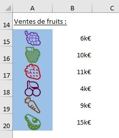 Excel formation - Insérer des emojis avec UNICAR dans Excel - 14