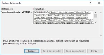 Excel formation - La fonction SOMMEPROD étendue - 06