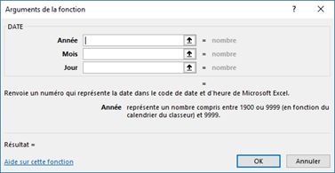 Excel formation - Les formules DATE MOIS JOUR - 02