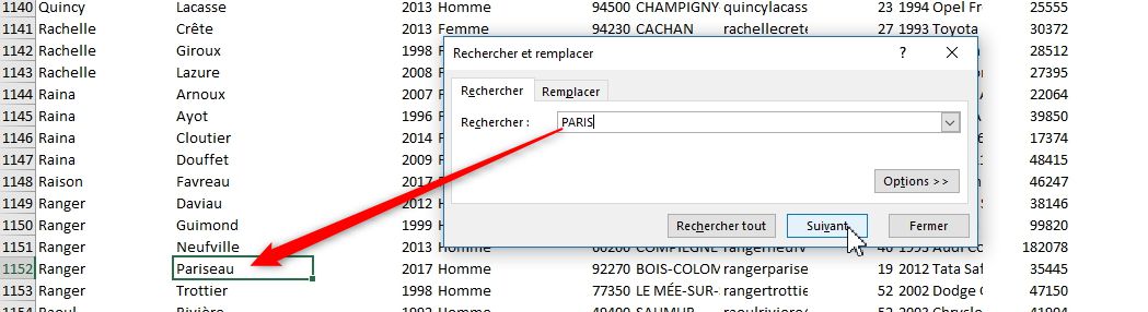 Excel formation - Recherches complexes - 05