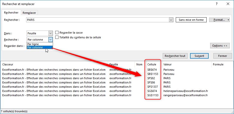 Excel formation - Recherches complexes - 13