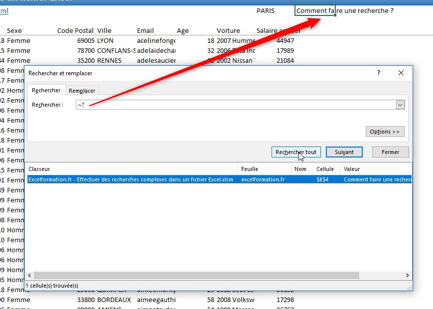 Excel formation - Recherches complexes - 24