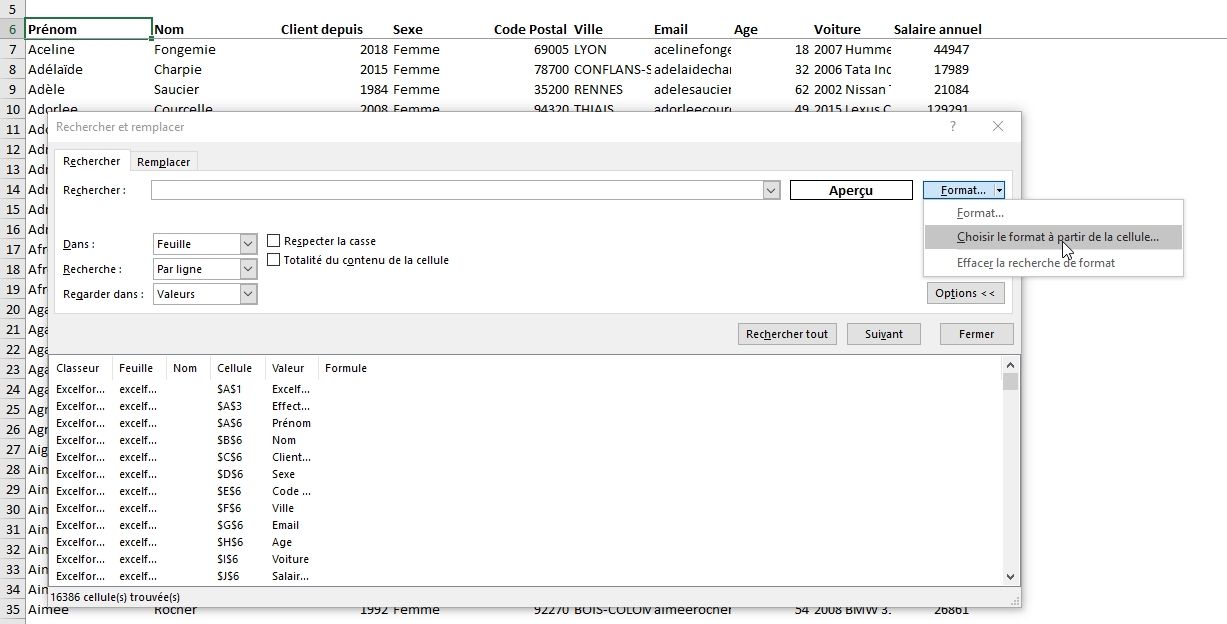 Excel formation - Recherches complexes - 28