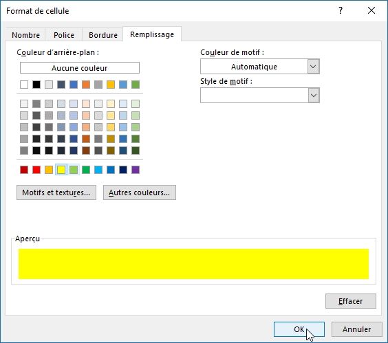 Excel formation - Surligner une ligne sur deux sur Excel - 08