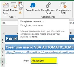 Excel formation - VBA03 Enregistreur de macro - 03