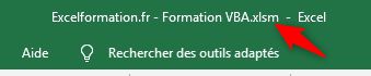 Excel formation - VBA03 Enregistreur de macro - 19