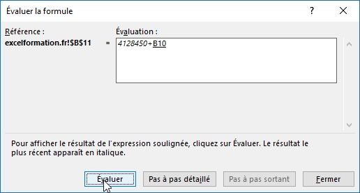 Excel formation - 026 Evaluer une formule - 06