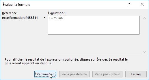 Excel formation - 026 Evaluer une formule - 08