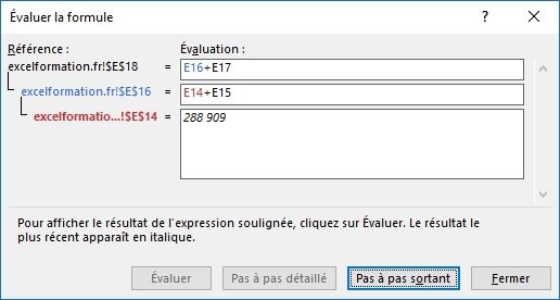 Excel formation - 026 Evaluer une formule - 13