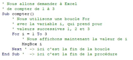 Excel formation - VBA04 Analyse d'une macro VBA - 15