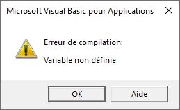 Excel formation - VBA052 Portée de variables - 05