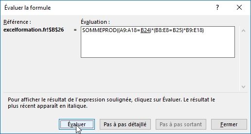 Excel formation - 027 Evaluer une formule complexe - 03