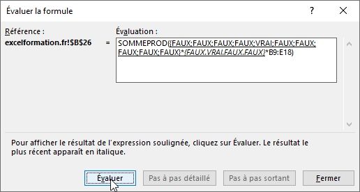 Excel formation - 027 Evaluer une formule complexe - 11