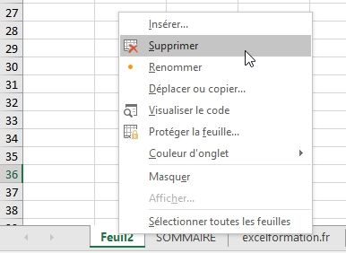 Excel formation - 031 Sommaire sur Excel - 06