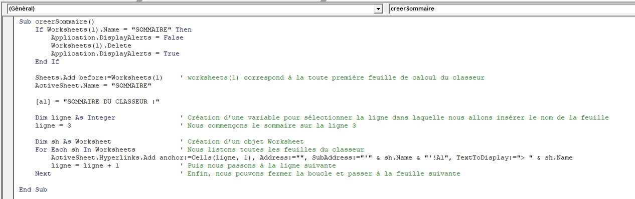 Excel formation - 031 Sommaire sur Excel - 08