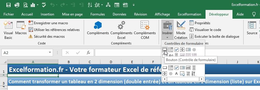 Excel formation - 035 2d to 1d - 07