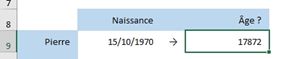 Excel formation - Dates05 Calcule d'age et d ancienneté sur Excel - 03