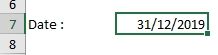 Excel formation - Dates04 Changer format date - 01