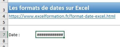 Excel formation - Dates04 Changer format date - 05